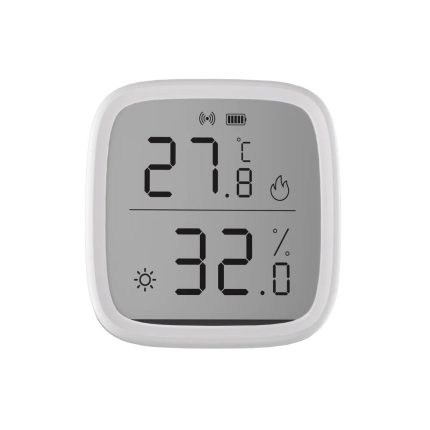 Sonoff SNZB-02D LCD Ekranlı Akıllı Sıcaklık ve Nem Sensörü