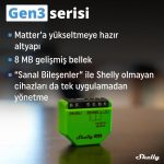 Shelly DALI Dimmer Gen3 Akıllı DALI Dimmer LED Kontrol Rölesi - Görsel 5