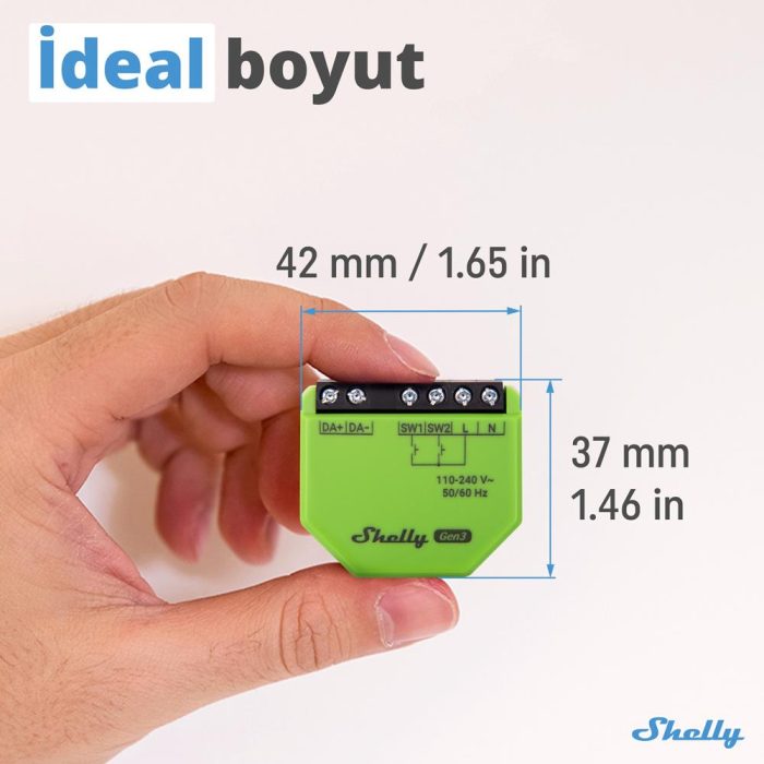 Shelly DALI Dimmer Gen3 Akıllı DALI Dimmer LED Kontrol Rölesi - Görsel 2