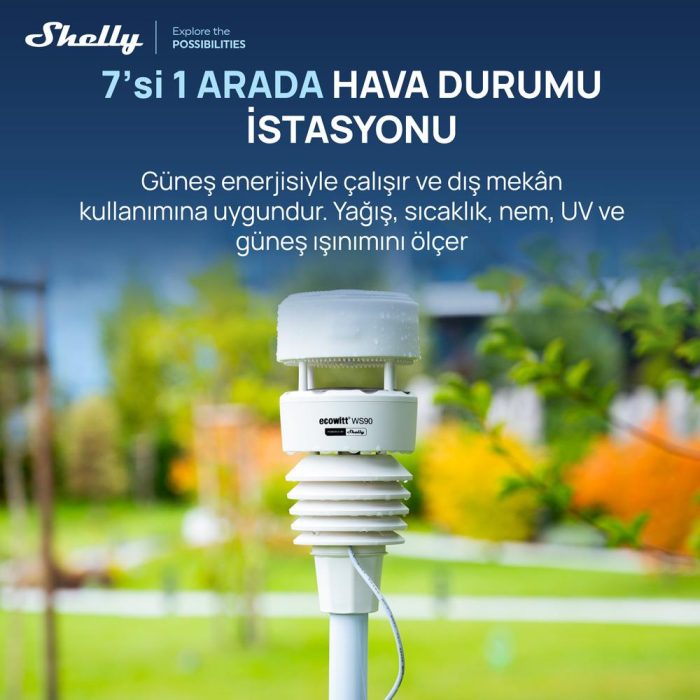 Shelly Flood Gen4 kompakt su kaçağı sensörü detay görseli