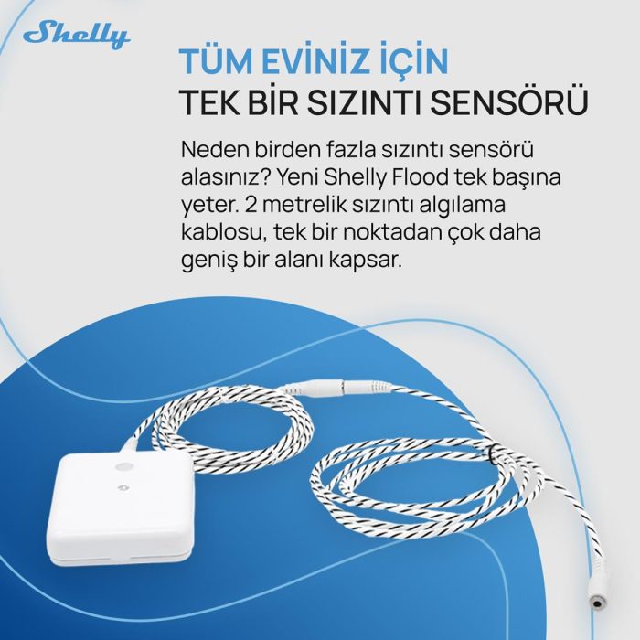 Shelly Flood Gen4 Akıllı Su Kaçak Sensörü - Görsel 4