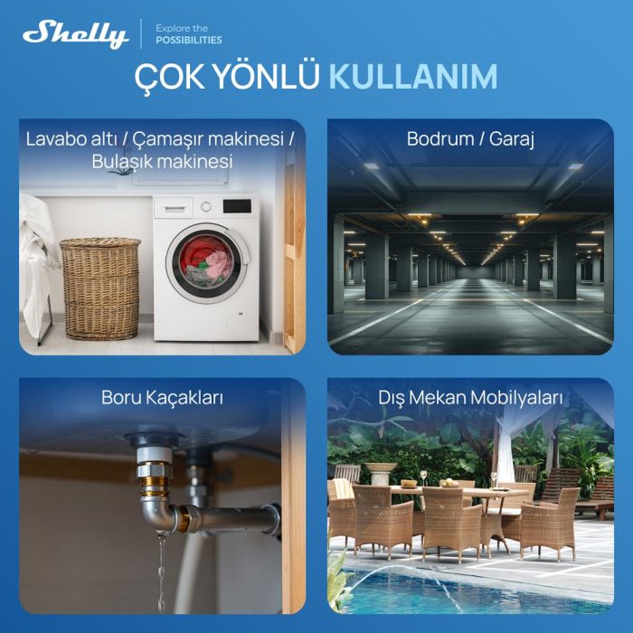 Shelly Flood Gen4 Akıllı Su Kaçak Sensörü - Görsel 6