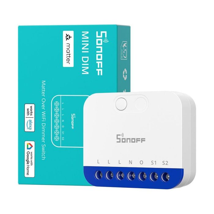 Sonoff MINI-DIM Matter Akıllı Dimmer Röle - Görsel 2