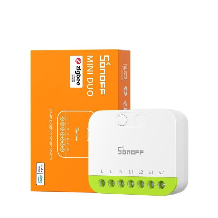 Sonoff MINI-ZB2GS Duo kompakt Zigbee akıllı röle detay görseli