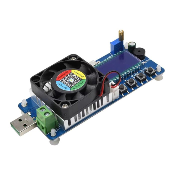 FX35 5A/35W Elektronik Yük Akım Gerilimi Güç Test Cihazı - Görsel 2