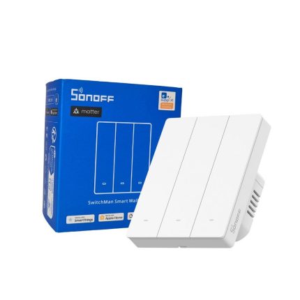 Sonoff M5-3C-80W Matter 3 Kanallı Akıllı Duvar Anahtarı