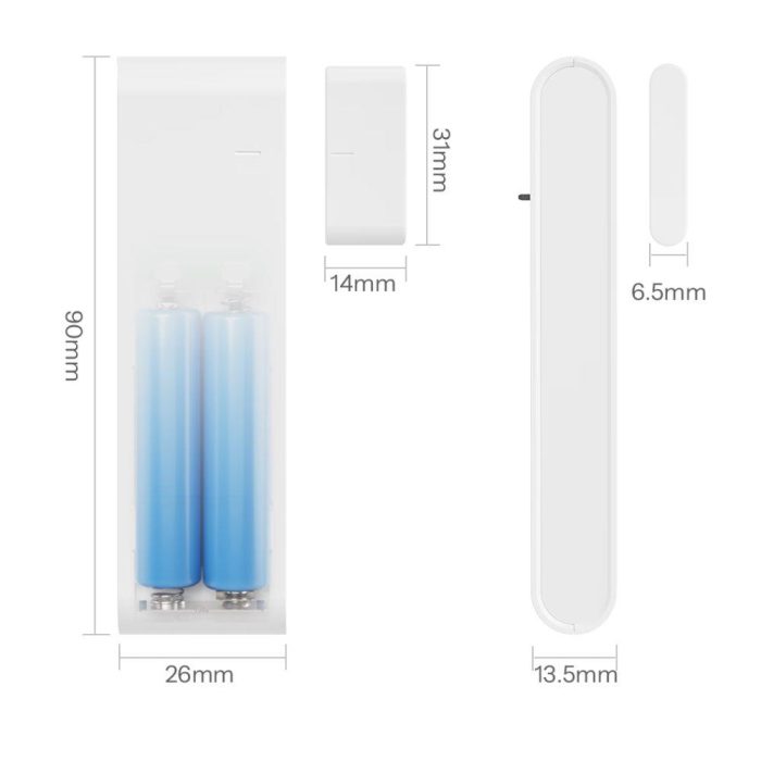 SONOFF SNZB-04PR2 2. Nesil Zigbee Akıllı Kapı/Pencere Algılayıcı - Görsel 3